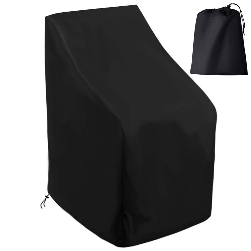 Pimoys Outdoor Chair Covers, 210D Patio Chair Cover Waterproof Patio Chair Covers for Outdoor Furniture All Weather Protection (25 "" W x 25 "" D x 47    H, 1 Pack) - Image 1